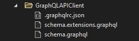 GraphQLAPI Client folder