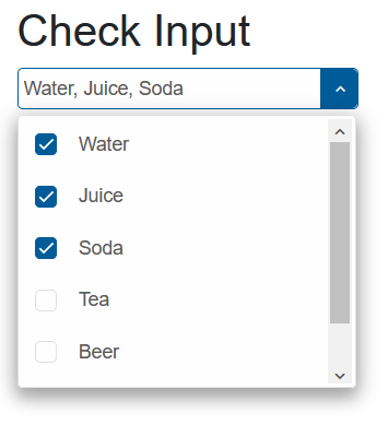 Basic check input