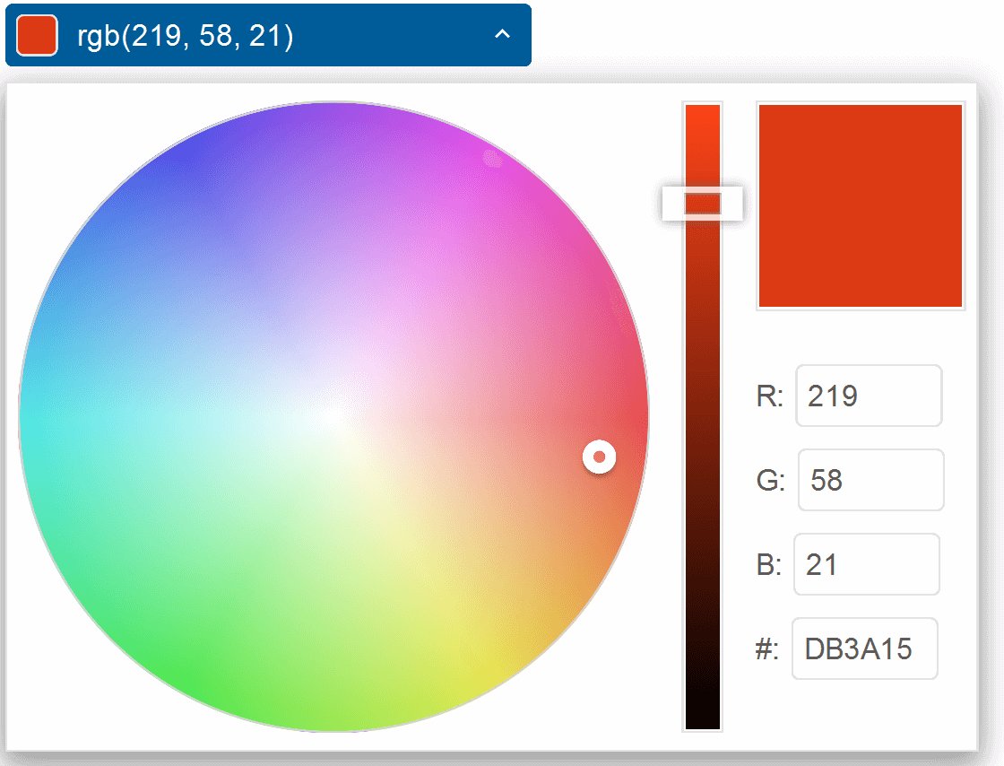 Radial display mode