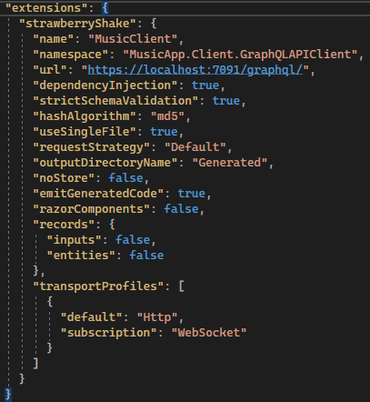 graphqlrc.json extentions