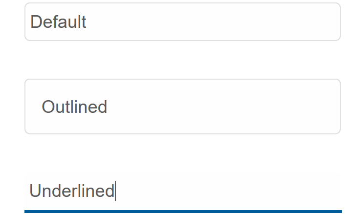 Input modes