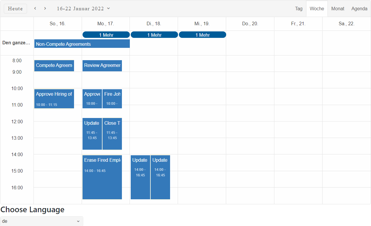 Scheduler Localization