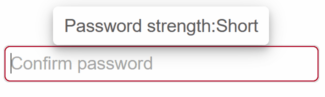 password strength