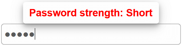 password strength template