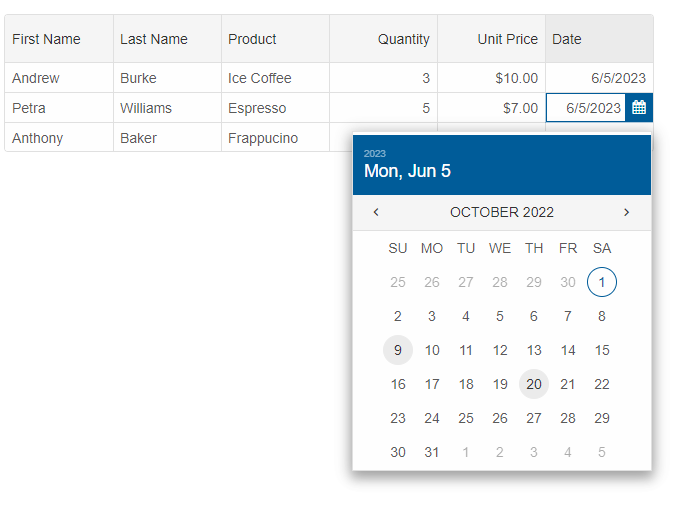 grid custom datetimepicker editor