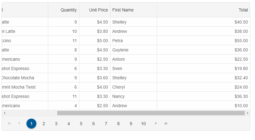 reorder datagrid columns