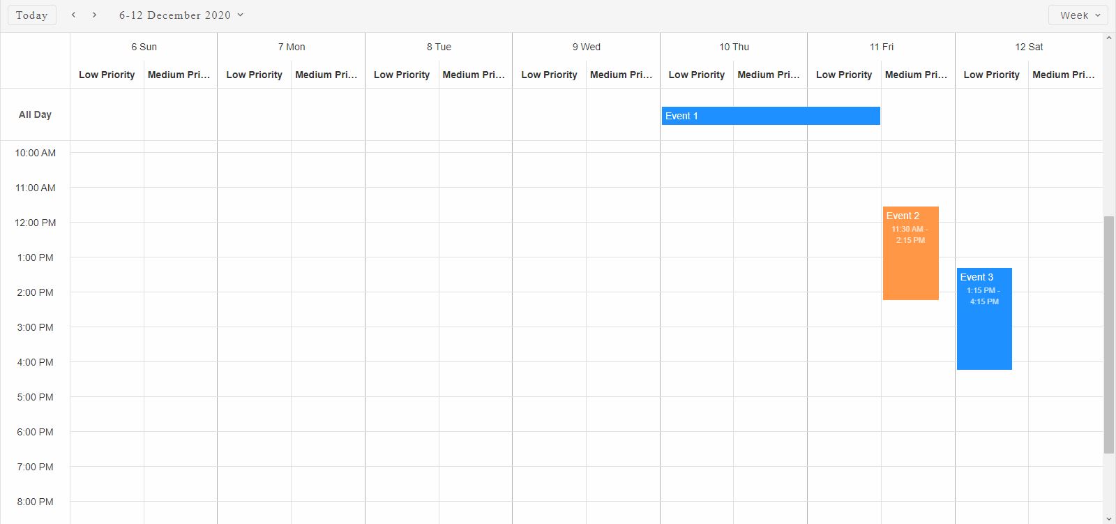 Scheduler Grouping