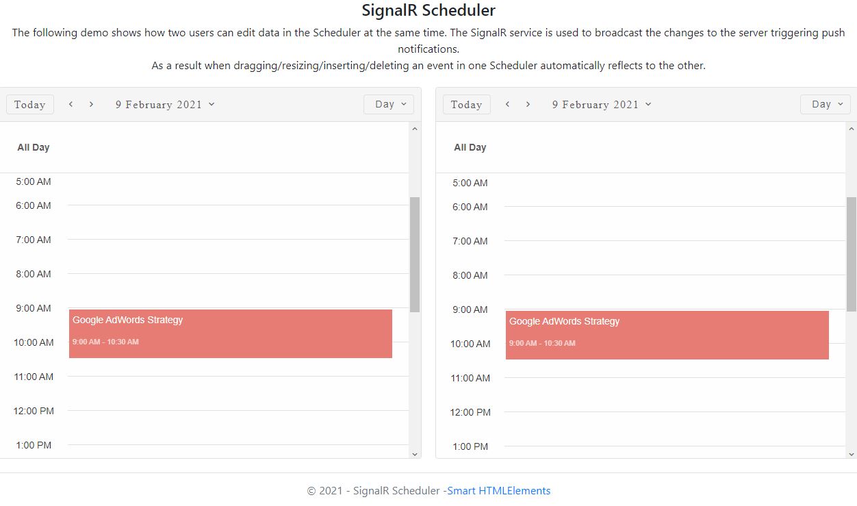 Scheduler Signal R