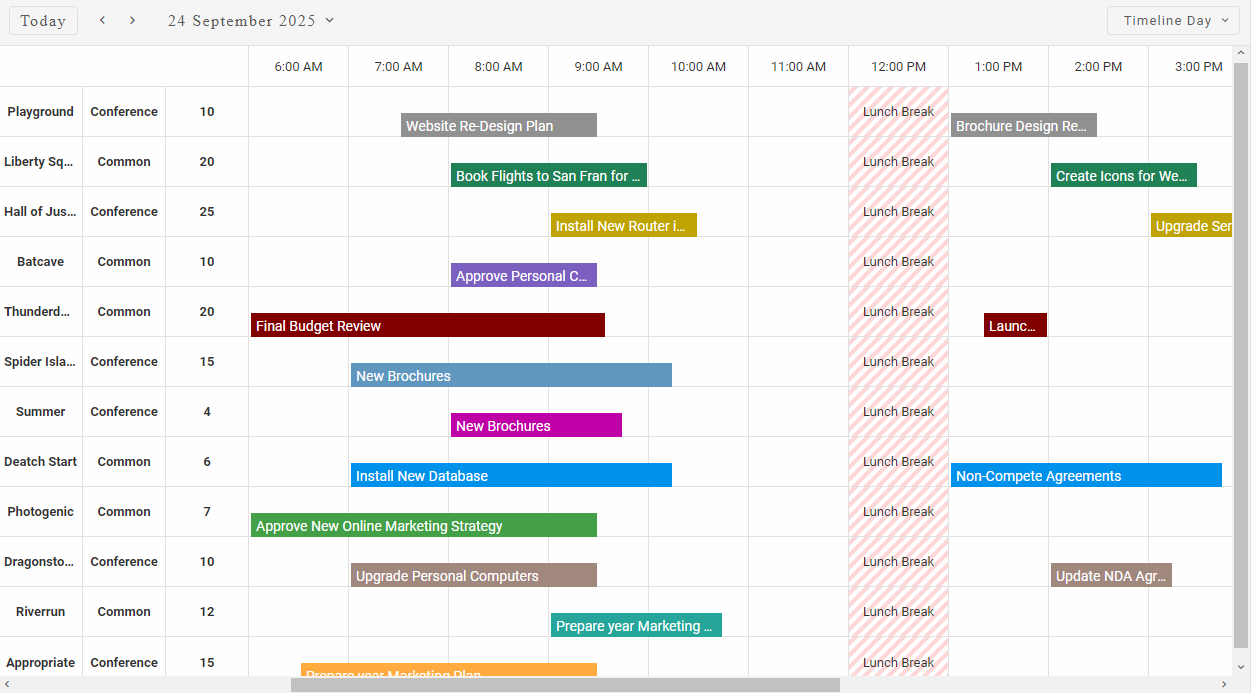 Professional Scheduler