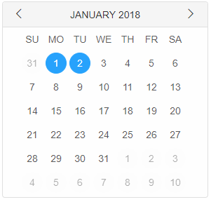 Calendar Custom Element 3