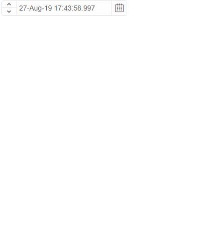 DateTimePicker Custom Element 3