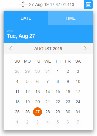 DateTimePicker Custom Element 2