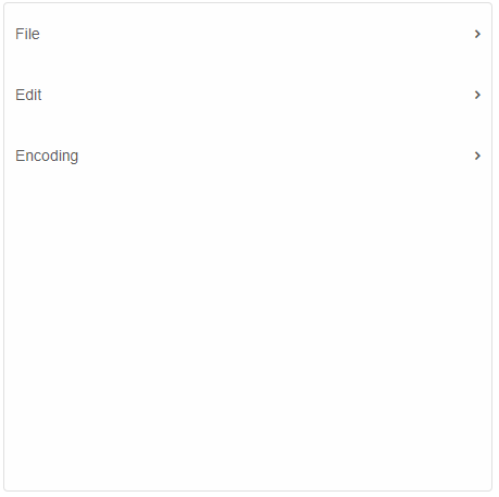 ListMenu Custom Element 1