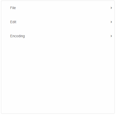 ListMenu Custom Element 2