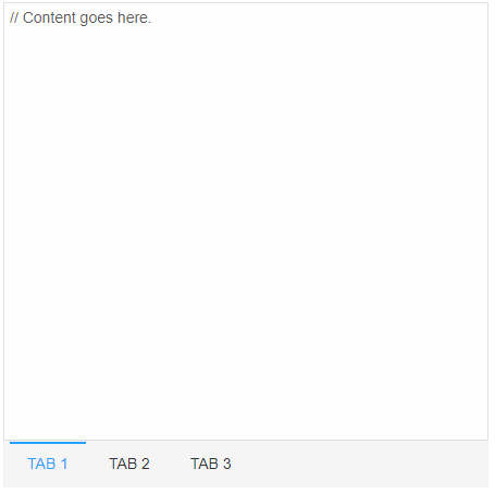 tabs html element 2