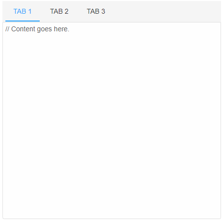tabs html element 4