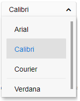 Dropdown Button Custom Element