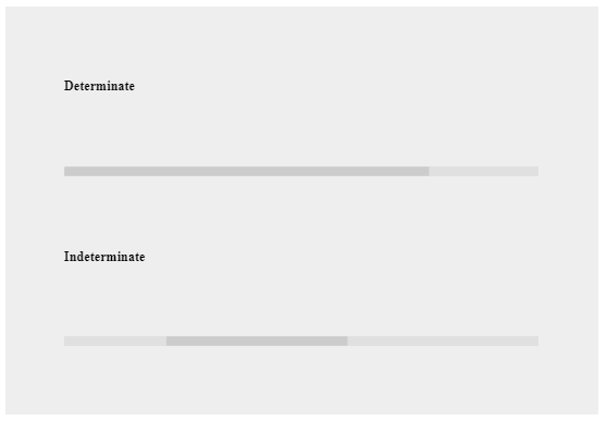 Linear ProgressBar Custom Element